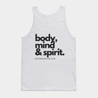 body, mind & spirit Tank Top